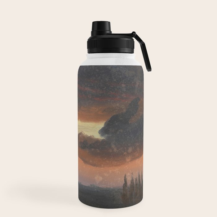 "Cloud Study over Poplars" by Knud Baade, circa 1830s-1840s Water Bottle