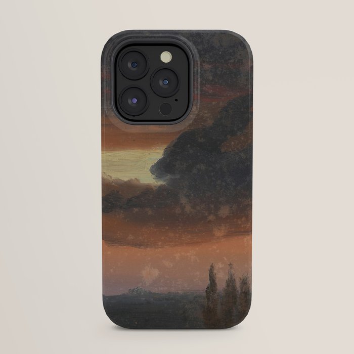 "Cloud Study over Poplars" by Knud Baade, circa 1830s-1840s iPhone Case