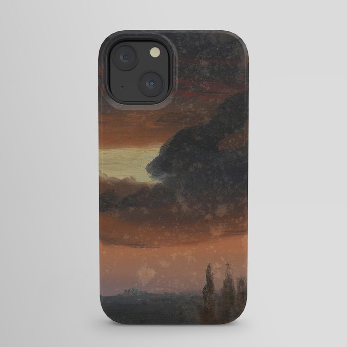 "Cloud Study over Poplars" by Knud Baade, circa 1830s-1840s iPhone Case