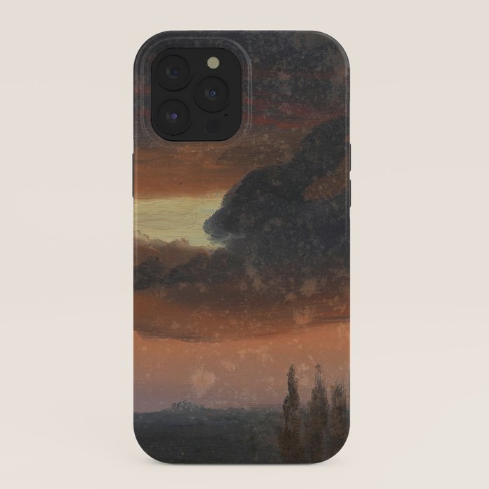 "Cloud Study over Poplars" by Knud Baade, circa 1830s-1840s iPhone Case