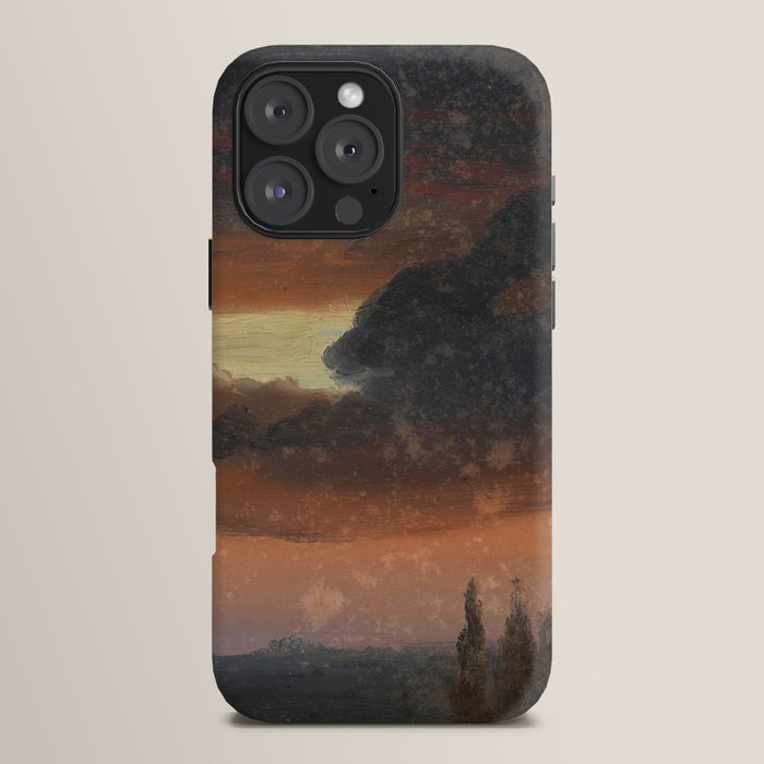 "Cloud Study over Poplars" by Knud Baade, circa 1830s-1840s iPhone Case
