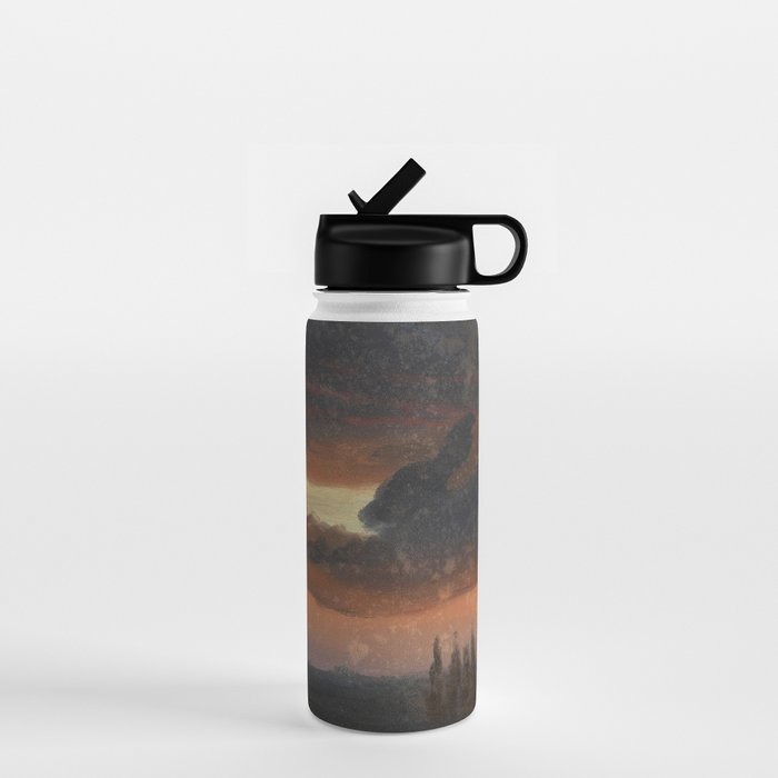 "Cloud Study over Poplars" by Knud Baade, circa 1830s-1840s Water Bottle