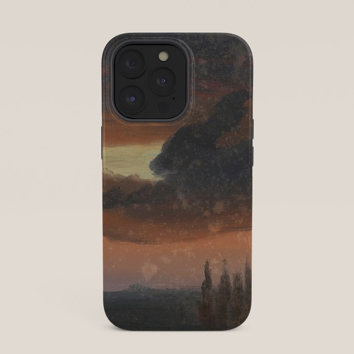"Cloud Study over Poplars" by Knud Baade, circa 1830s-1840s iPhone Case