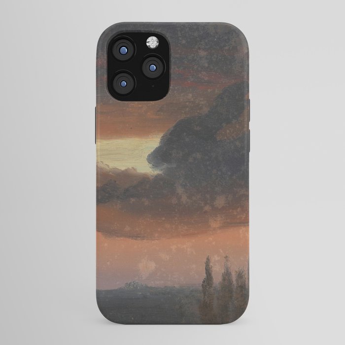 "Cloud Study over Poplars" by Knud Baade, circa 1830s-1840s iPhone Case