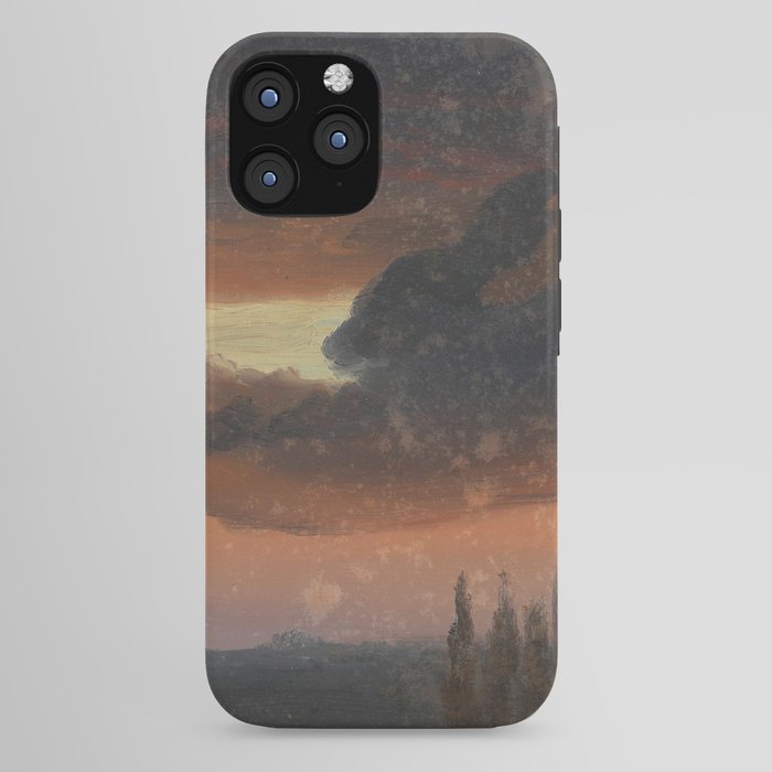 "Cloud Study over Poplars" by Knud Baade, circa 1830s-1840s iPhone Case