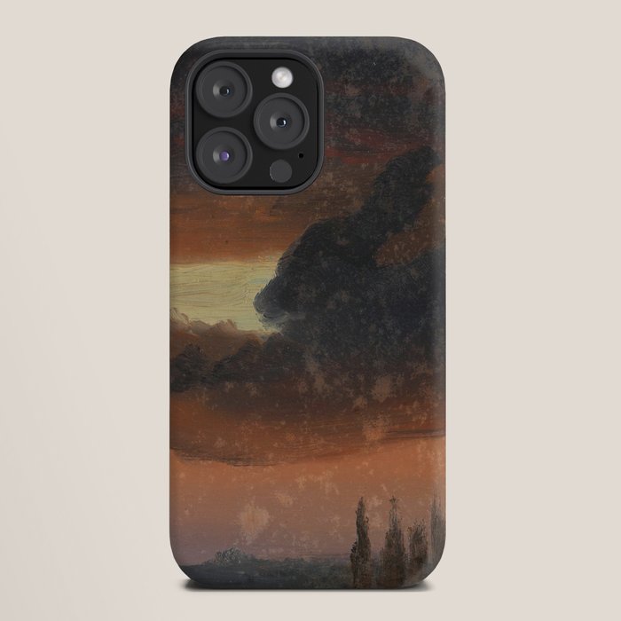 "Cloud Study over Poplars" by Knud Baade, circa 1830s-1840s iPhone Case