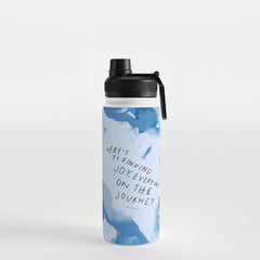 "Here's To Finding Joy, Every Day On The Journey" Water Bottle