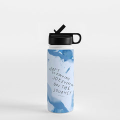 "Here's To Finding Joy, Every Day On The Journey" Water Bottle