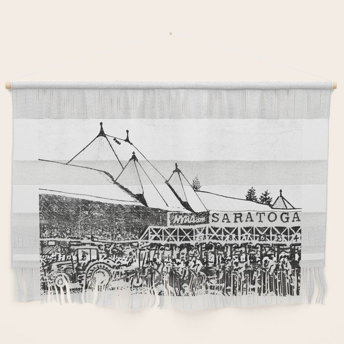 "The Starting Gate" Saratoga Springs Race Course Track Wall Hanging