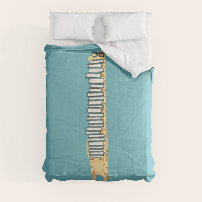 A Book Lover (blue) Comforter