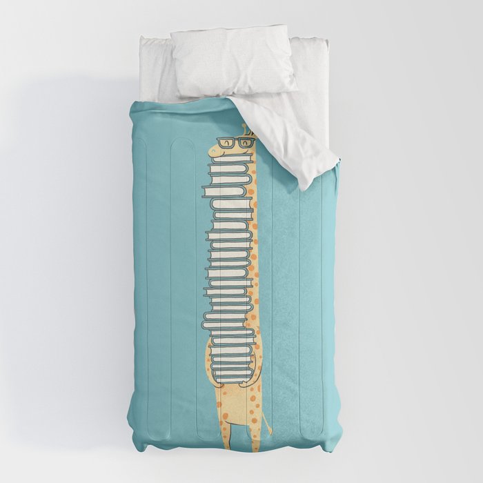 A Book Lover (blue) Comforter