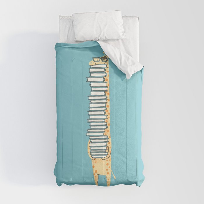 A Book Lover (blue) Comforter