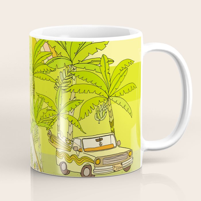 a frame simple living // banana pancakes // retro surf art by surfy birdy Coffee Mug