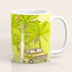 a frame simple living // banana pancakes // retro surf art by surfy birdy Coffee Mug