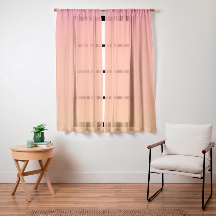 097 Sherbet Shandy Window Curtain