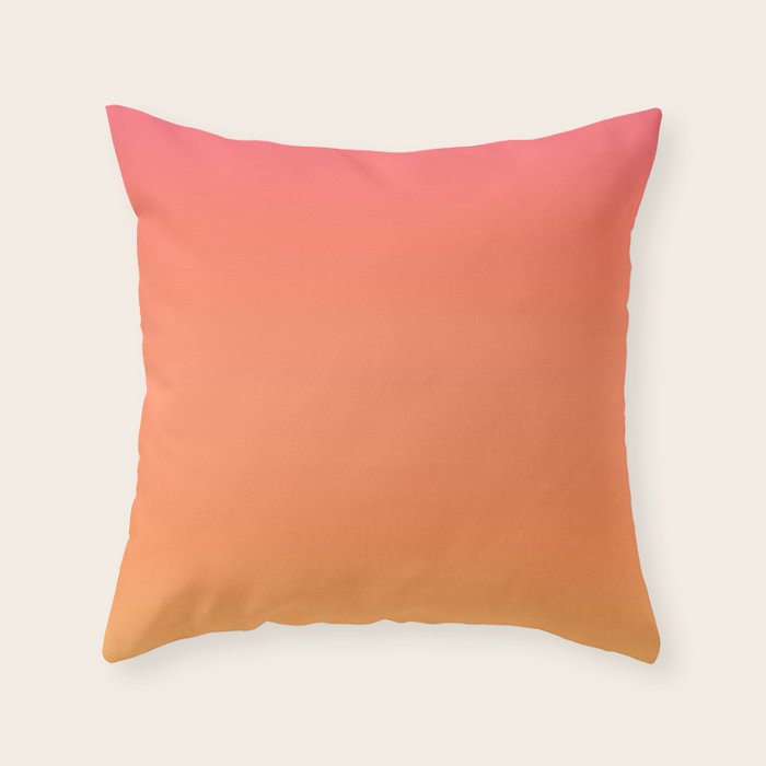 097 Sherbet Shandy Throw Pillow