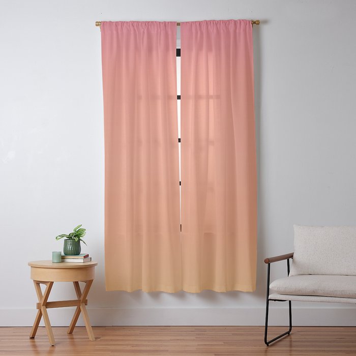 097 Sherbet Shandy Window Curtain