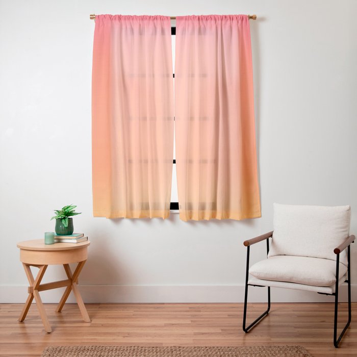 097 Sherbet Shandy Window Curtain