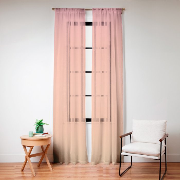 097 Sherbet Shandy Window Curtain