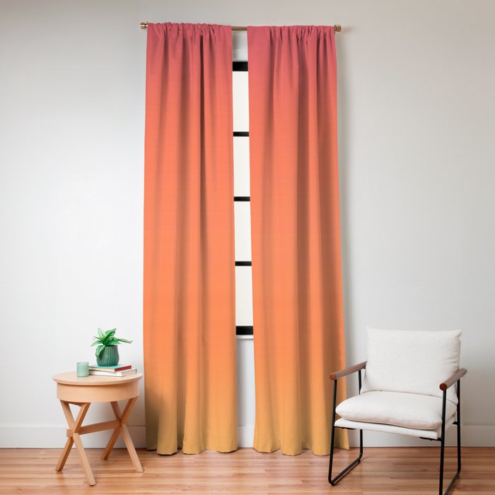 097 Sherbet Shandy Window Curtain