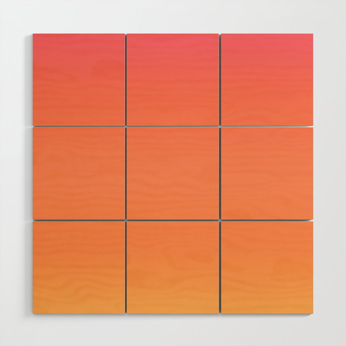 097 Sherbet Shandy Wood Wall Art