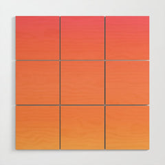 097 Sherbet Shandy Wood Wall Art