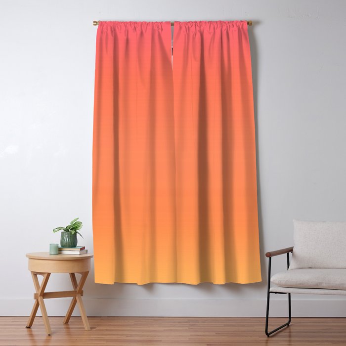 097 Sherbet Shandy Window Curtain