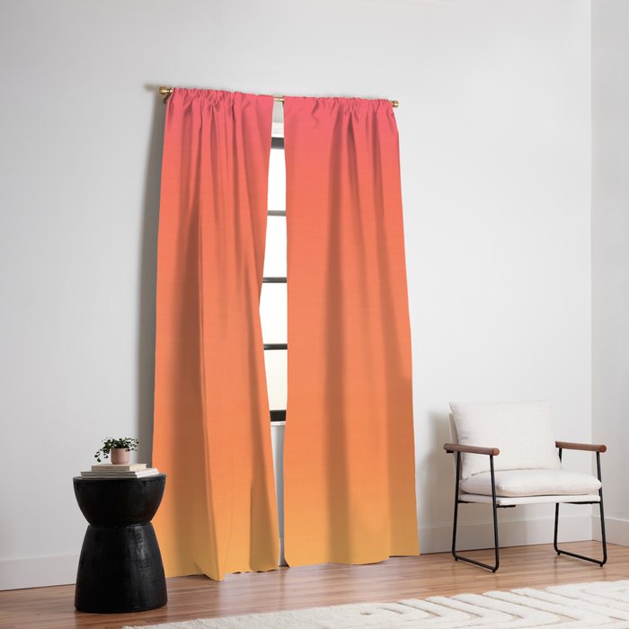 097 Sherbet Shandy Window Curtain