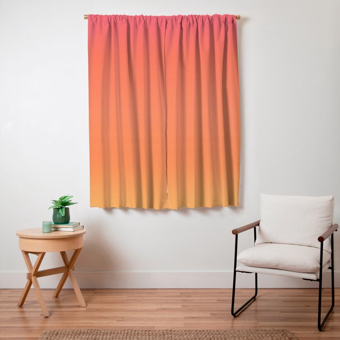 097 Sherbet Shandy Window Curtain