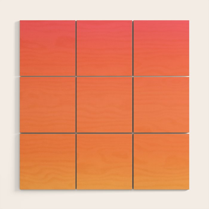 097 Sherbet Shandy Wood Wall Art