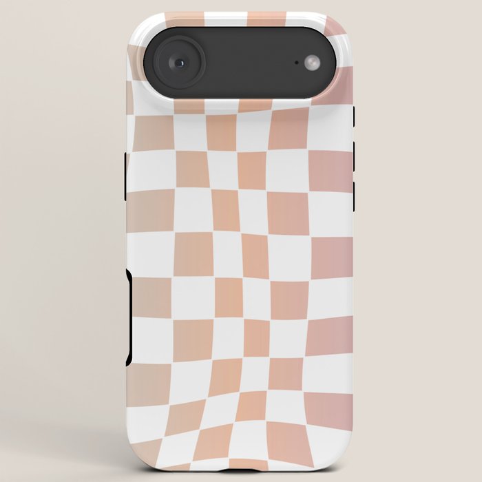 2014 gradient checked warp iPhone Case