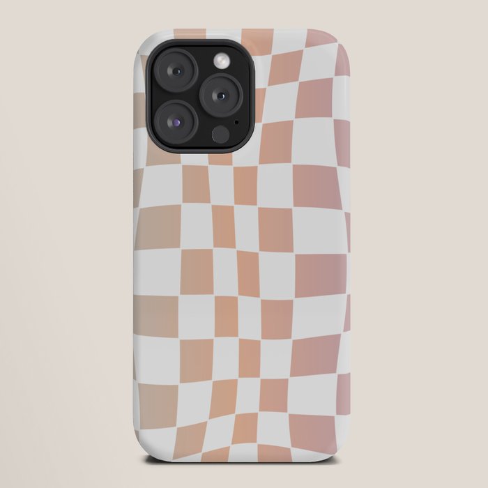 2014 gradient checked warp iPhone Case