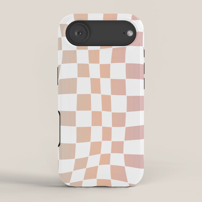 2014 gradient checked warp iPhone Case