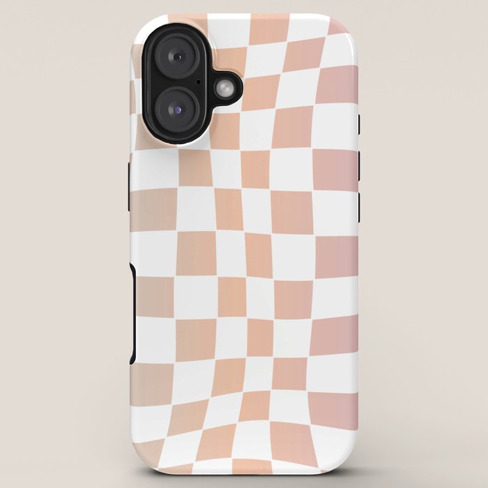 2014 gradient checked warp iPhone Case
