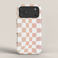 2014 gradient checked warp iPhone Case