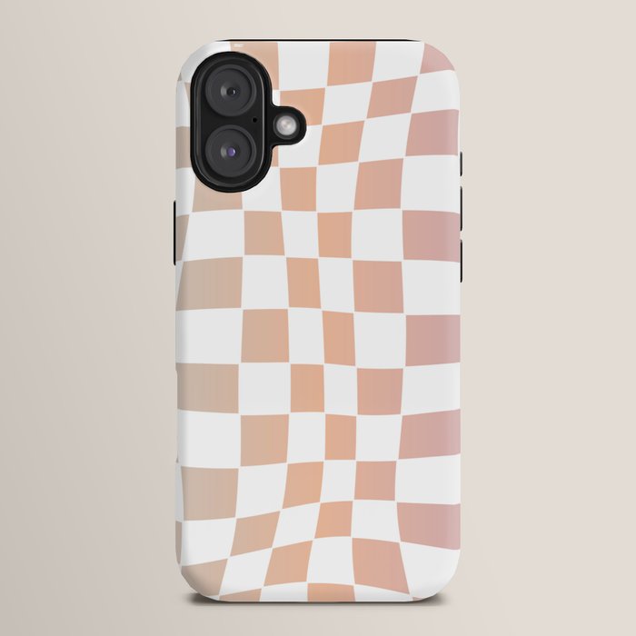 2014 gradient checked warp iPhone Case