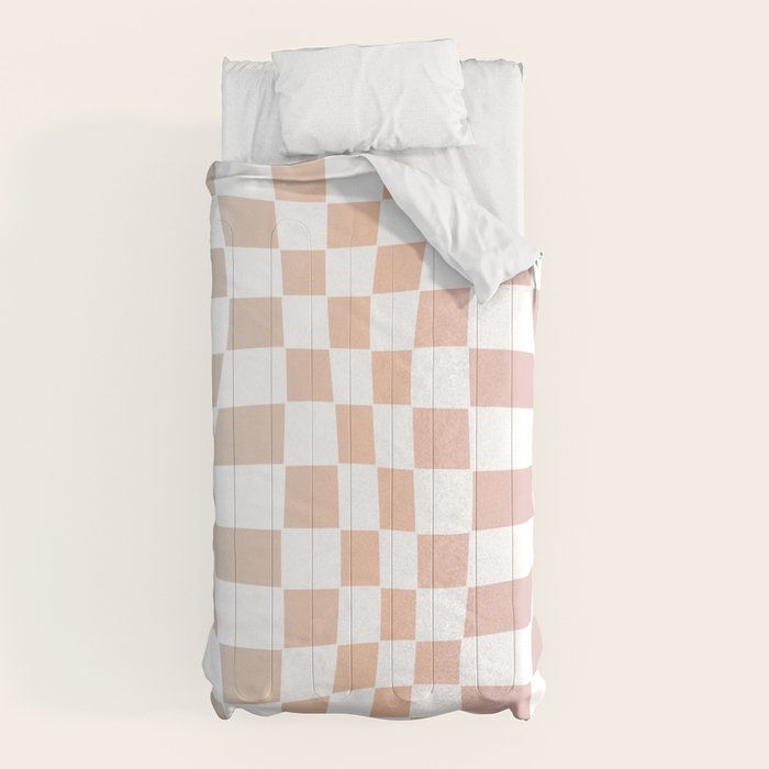 2014 gradient checked warp Comforter
