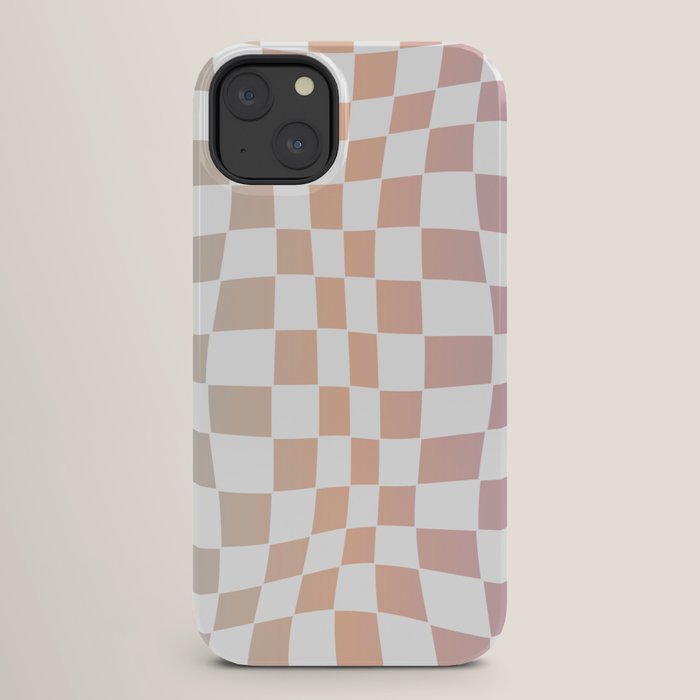 2014 gradient checked warp iPhone Case