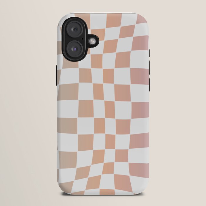 2014 gradient checked warp iPhone Case