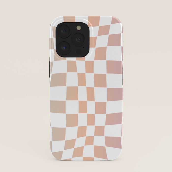 2014 gradient checked warp iPhone Case