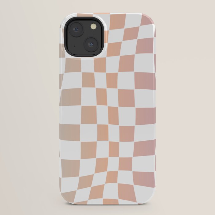 2014 gradient checked warp iPhone Case