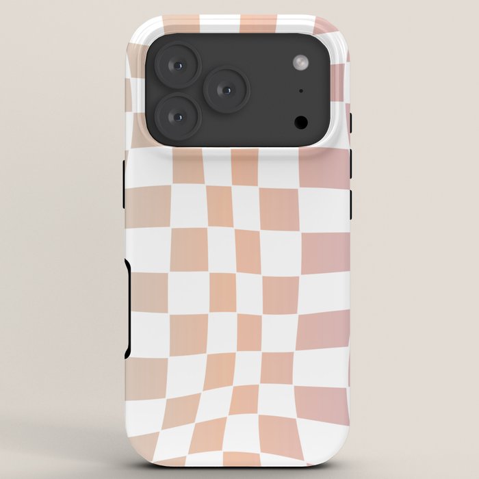 2014 gradient checked warp iPhone Case