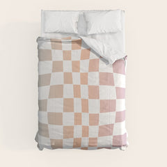 2014 gradient checked warp Comforter