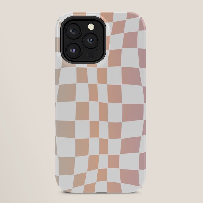 2014 gradient checked warp iPhone Case