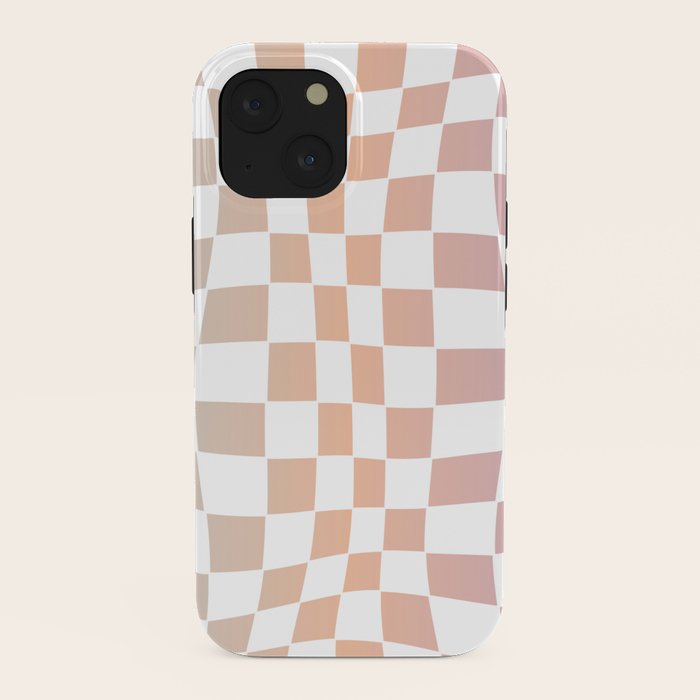 2014 gradient checked warp iPhone Case