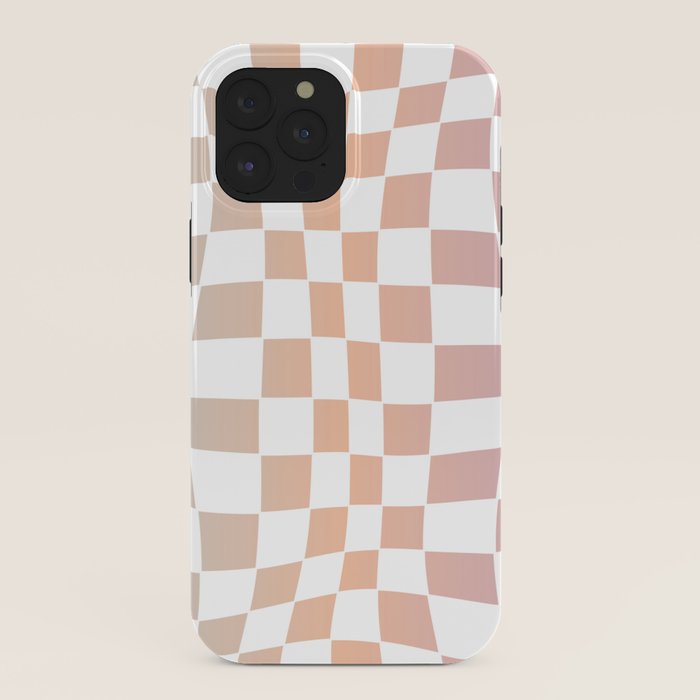 2014 gradient checked warp iPhone Case