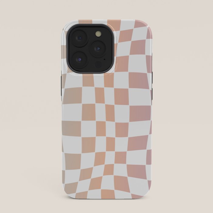 2014 gradient checked warp iPhone Case