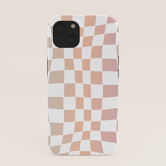 2014 gradient checked warp iPhone Case