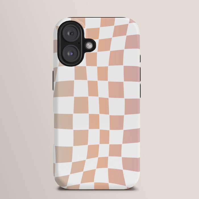 2014 gradient checked warp iPhone Case