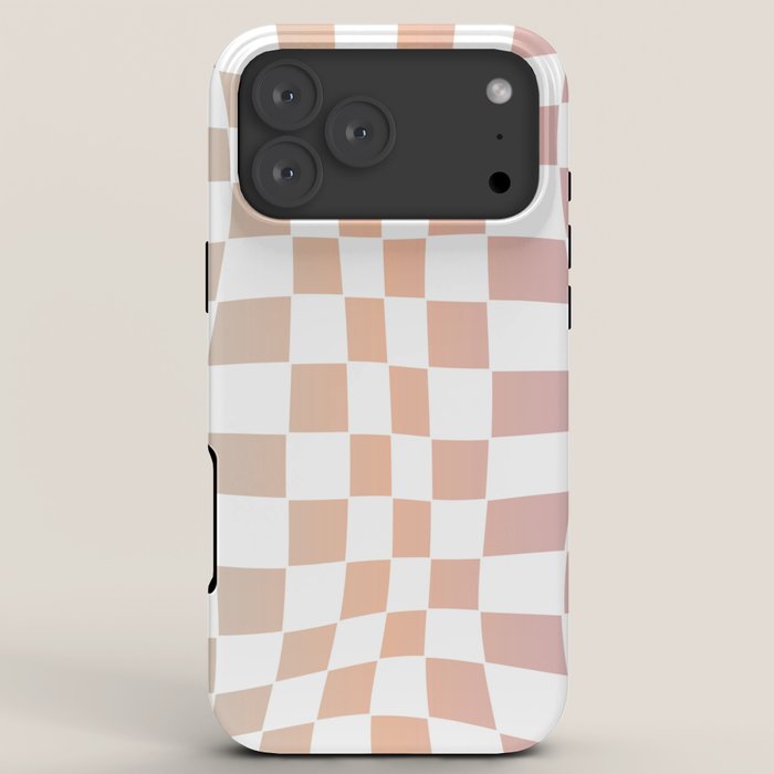 2014 gradient checked warp iPhone Case